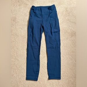 Dark blue lululemon leggings, size 4